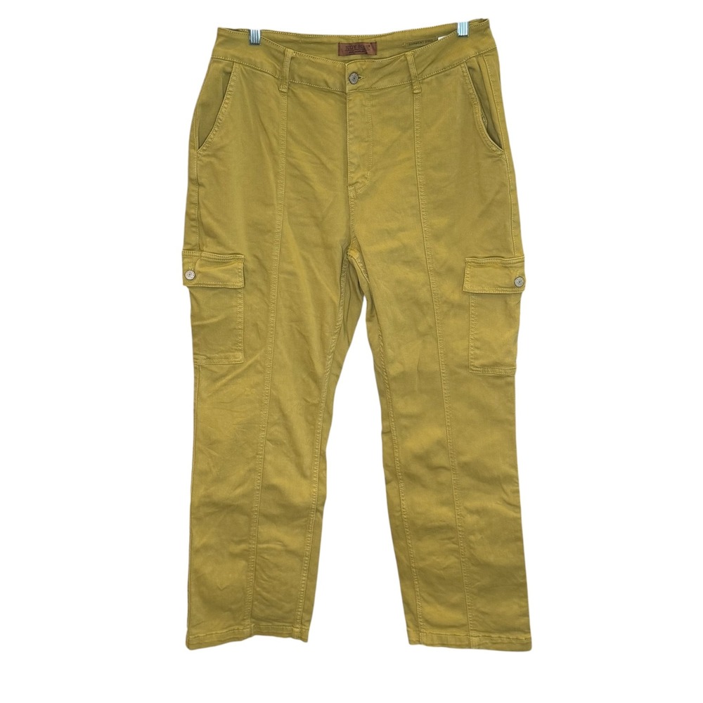 Judy Blue Cargo Pants Womens Matcha Green Garment Dyed Utility Gorpcore 16W